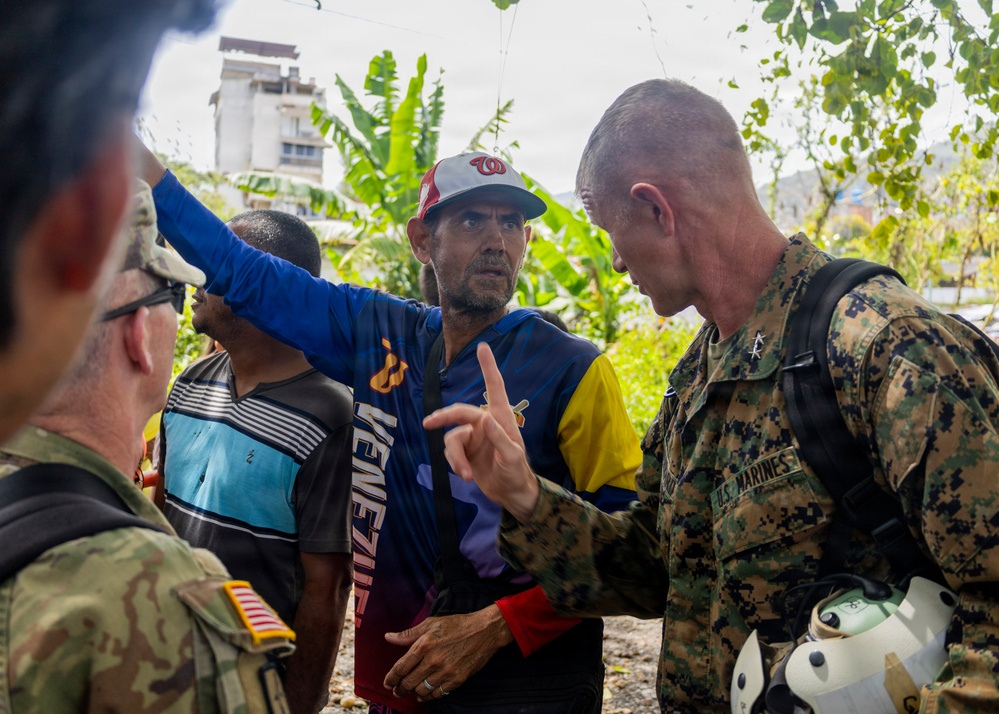 Maj.Gen. Jarrard Meets with Local Leaders around Venezuela