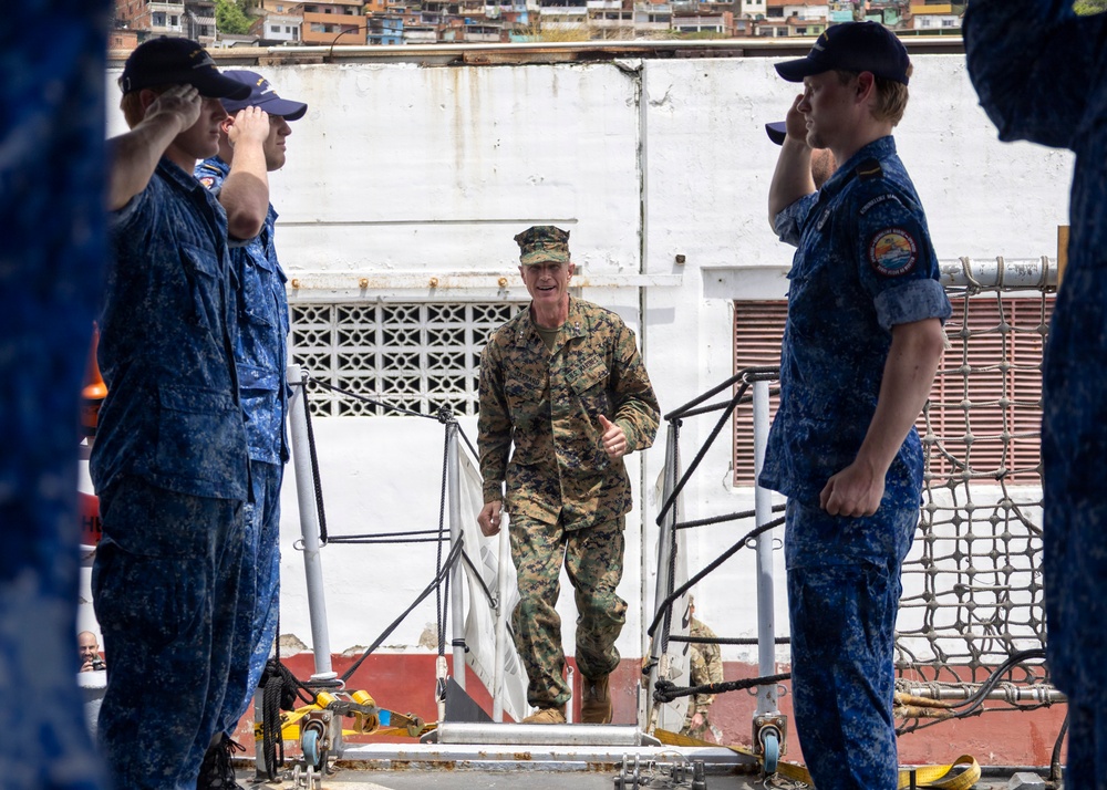 Maj.Gen. Jarrard Meets with Local Leaders around Venezuela