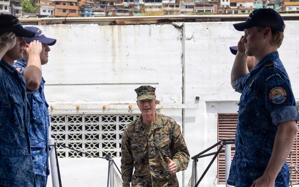 Maj.Gen. Jarrard Meets with Local Leaders around Venezuela