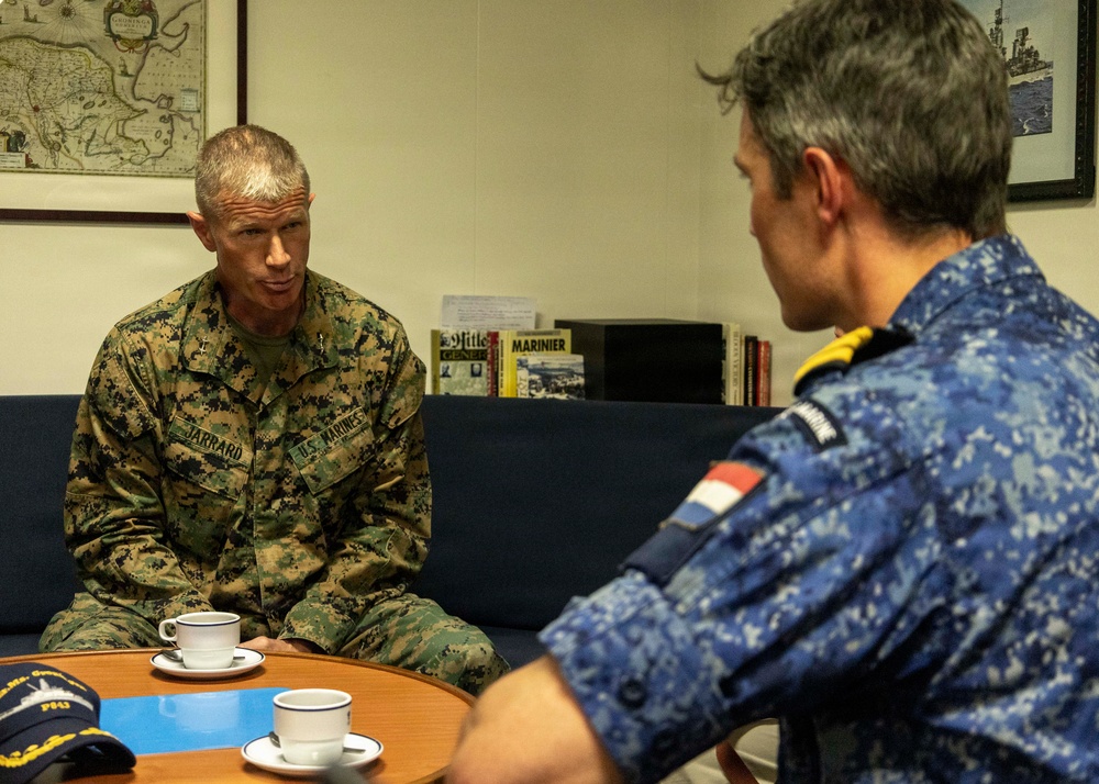Maj.Gen. Jarrard Meets with Local Leaders around Venezuela