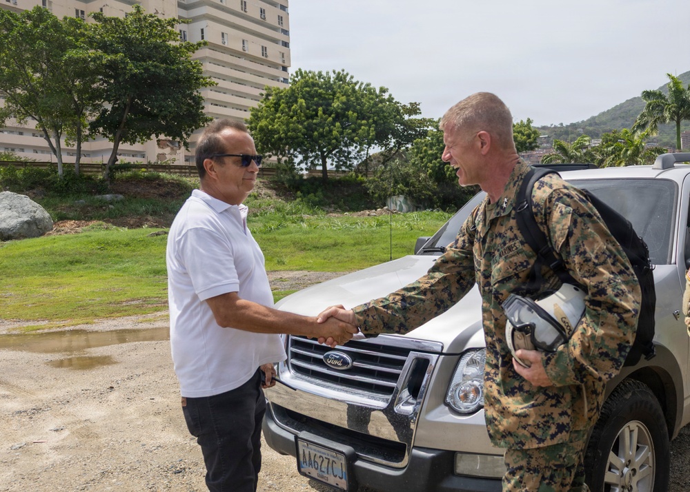 Maj.Gen. Jarrard Meets with Local Leaders around Venezuela