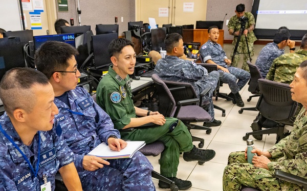 RIMPAC 2026: International partners conduct operations brief on Ford Island