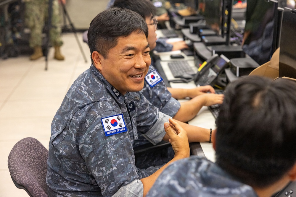 RIMPAC 2026: International partners conduct operations brief on Ford Island