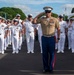 Multinational Senior Enlisted Leaders render honors at Battleship Missouri Memorial during RIMPAC 2026