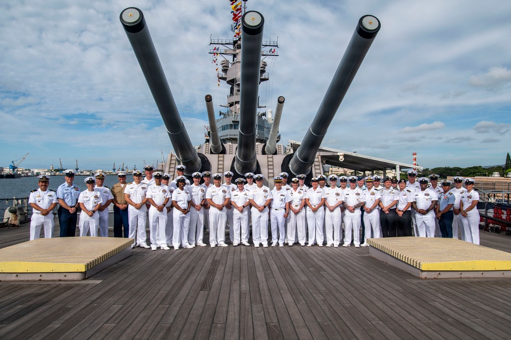 Multinational Senior Enlisted Leaders visit Battleship Missouri Memorial during RIMPAC 2026