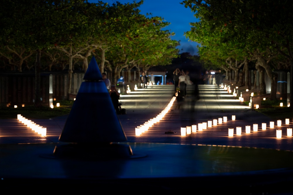 Okinawa Peace Memorial Park Candle Lighting