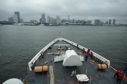USCGC Midgett arrives in Yokohama, Japan, to participate in joint operations with Japan Coast Guard