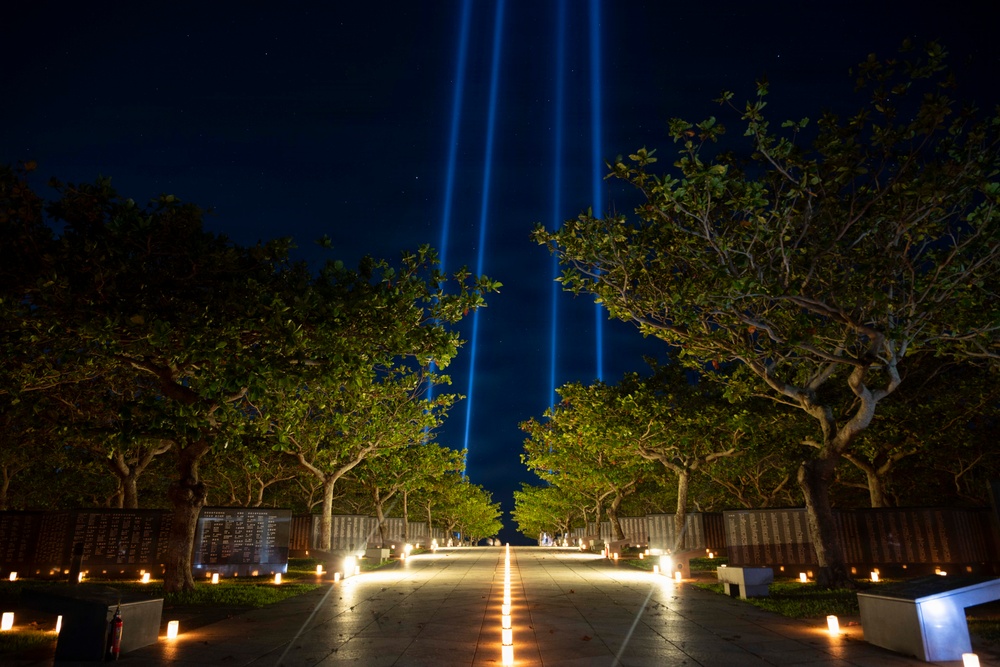 Okinawa Peace Memorial Park Candle Lighting
