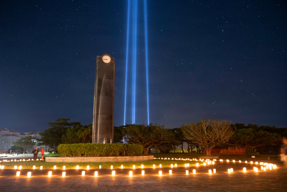 Okinawa Peace Memorial Park Candle Lighting