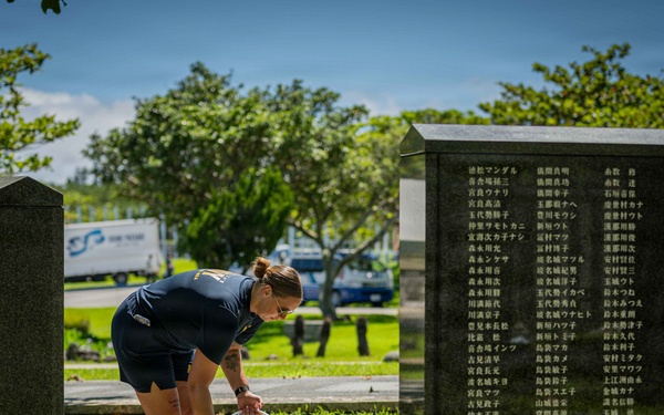 Okinawa Peace Memorial Park Candle Lighting