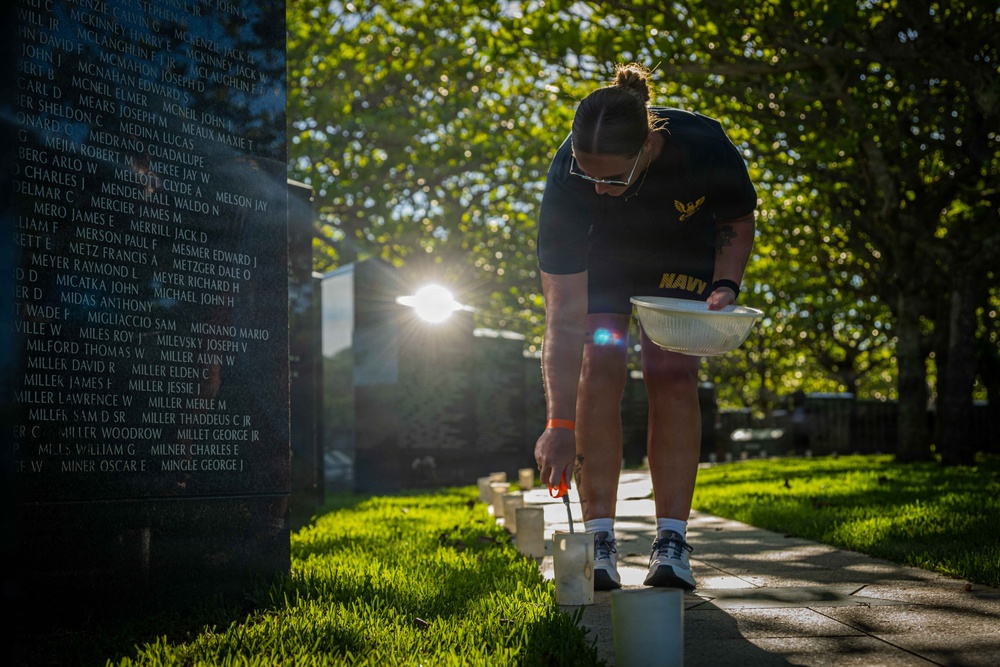 Okinawa Peace Memorial Park Candle Lighting