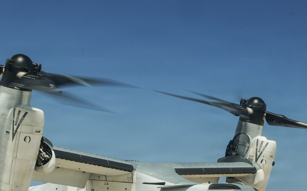 Japanese V-22 Ospreys arrive at MCAS Futenma for Resolute Dragon 26