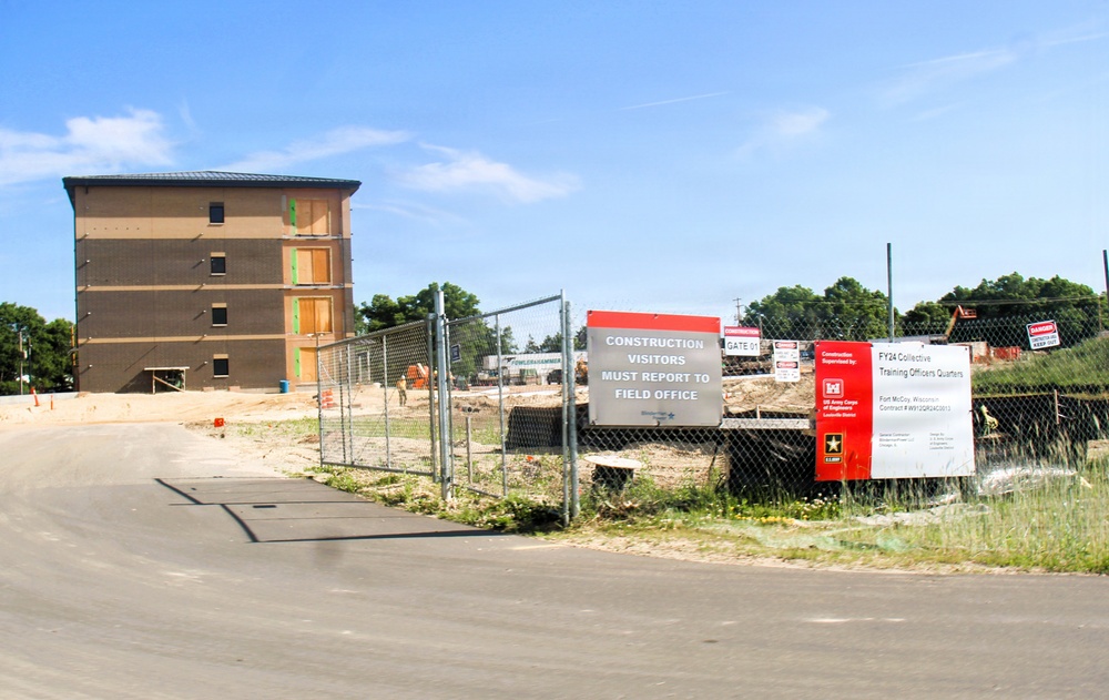 June 2026 Update: Construction progress continues on Fort McCoy’s $55.75 Million Collective Training Officers Quarters Project