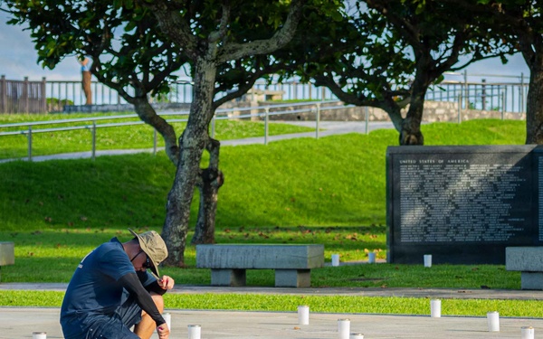 Okinawa Peace Memorial Park Candle Lighting
