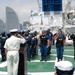 Vice Adm. Joseph Buzzella visits USCGC Midgett in Yokohama, Japan