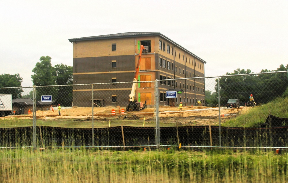 June 2026 Update: Construction progress continues on Fort McCoy’s $55.75 Million Collective Training Officers Quarters Project