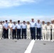 Vice Adm. Joseph Buzzella visits USCGC Midgett in Yokohama, Japan
