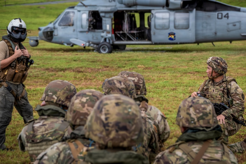 Army National Guard Unit Partners with Navy Helicopter Squadron for Joint Training