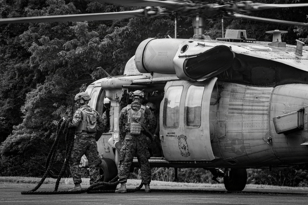 Fuji Viper 26.3 | U.S. Marines Conduct Fast-Rappelling Techniques | Monochrome Collection