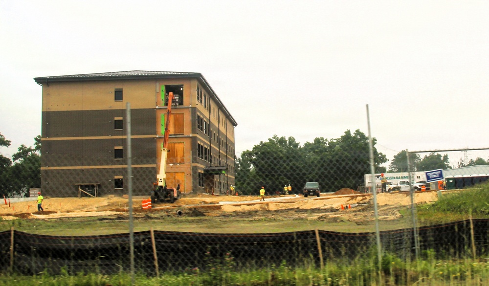 June 2026 Update: Construction progress continues on Fort McCoy’s $55.75 Million Collective Training Officers Quarters Project