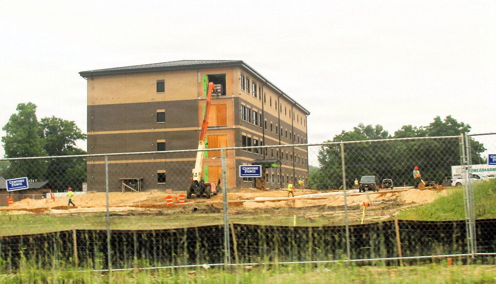 June 2026 Update: Construction progress continues on Fort McCoy’s $55.75 Million Collective Training Officers Quarters Project
