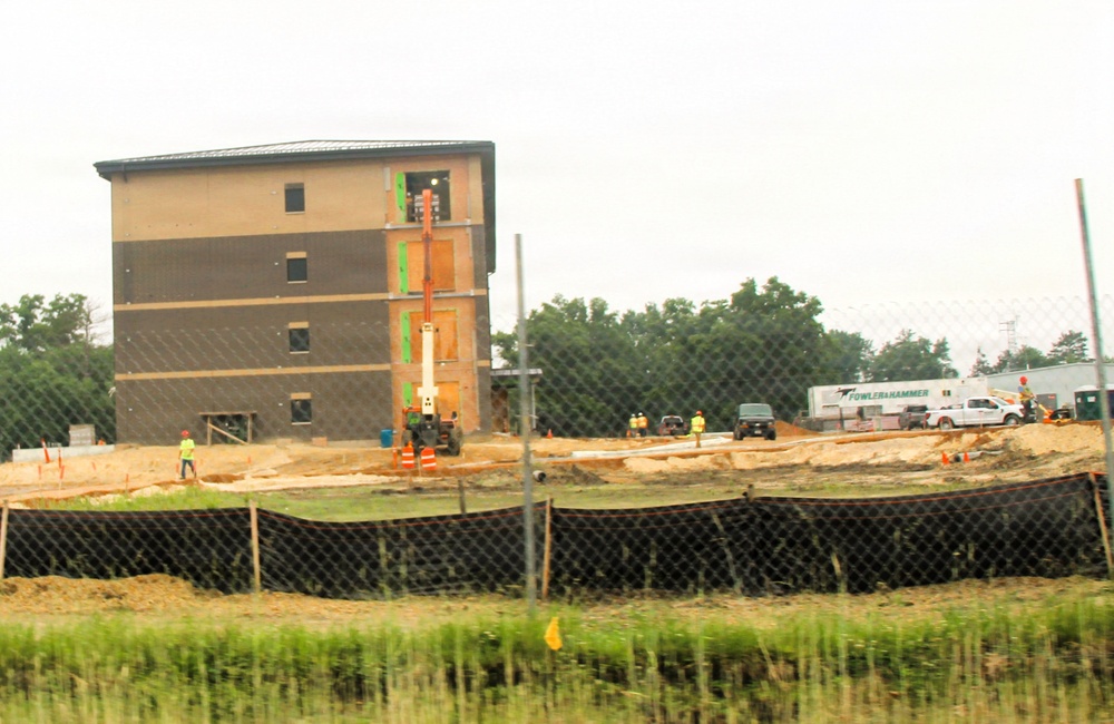 June 2026 Update: Construction progress continues on Fort McCoy’s $55.75 Million Collective Training Officers Quarters Project