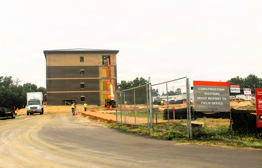June 2026 Update: Construction progress continues on Fort McCoy’s $55.75 Million Collective Training Officers Quarters Project