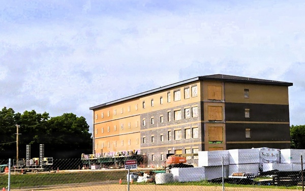 June 2026 Update: Construction progress continues on Fort McCoy’s $55.75 Million Collective Training Officers Quarters Project