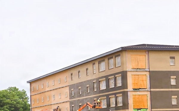 June 2026 Update: Construction progress continues on Fort McCoy’s $55.75 Million Collective Training Officers Quarters Project