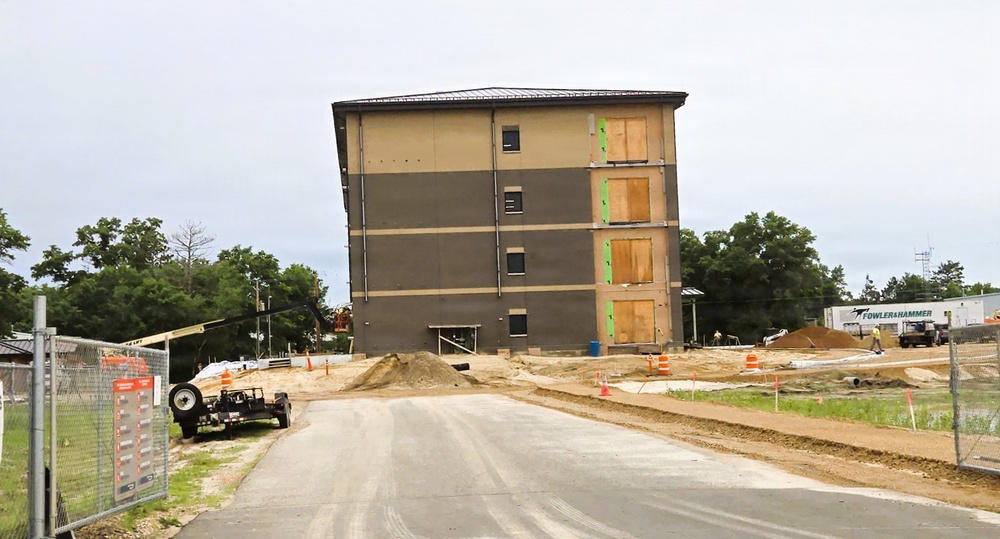 June 2026 Update: Construction progress continues on Fort McCoy’s $55.75 Million Collective Training Officers Quarters Project