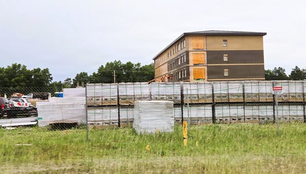 June 2026 Update: Construction progress continues on Fort McCoy’s $55.75 Million Collective Training Officers Quarters Project
