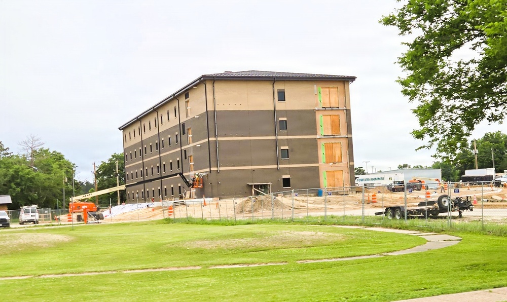 June 2026 Update: Construction progress continues on Fort McCoy’s $55.75 Million Collective Training Officers Quarters Project