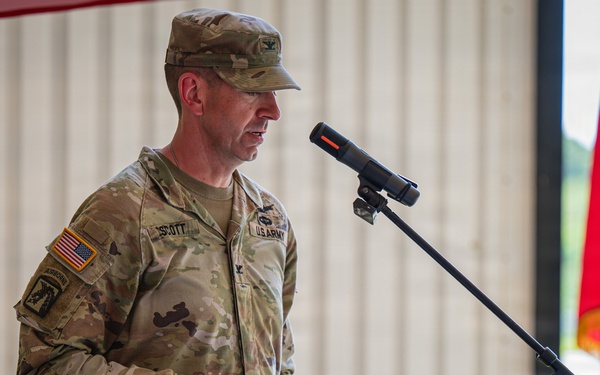 Task Force Talon Relinquishes Command to 3-43 ADA