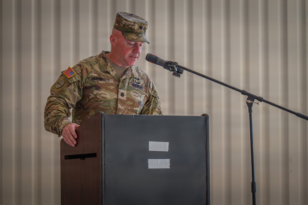Task Force Talon Relinquishes Command to 3-43 ADA