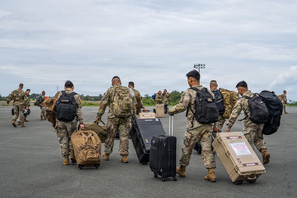 317th AW transports personnel simulating rapid island operations setup