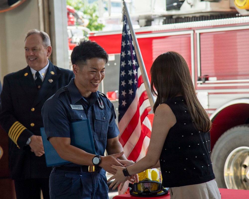 CNRJ Fire and Emergency Services Sasebo Academy Graduation 2026