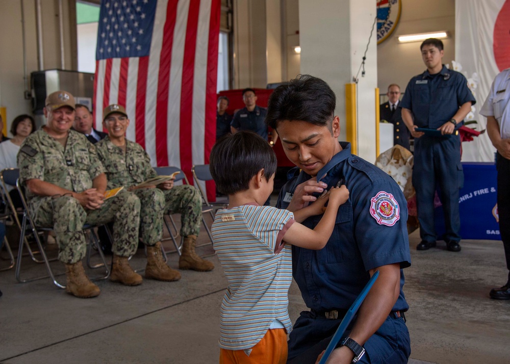 CNRJ Fire and Emergency Services Sasebo Academy Graduation 2026