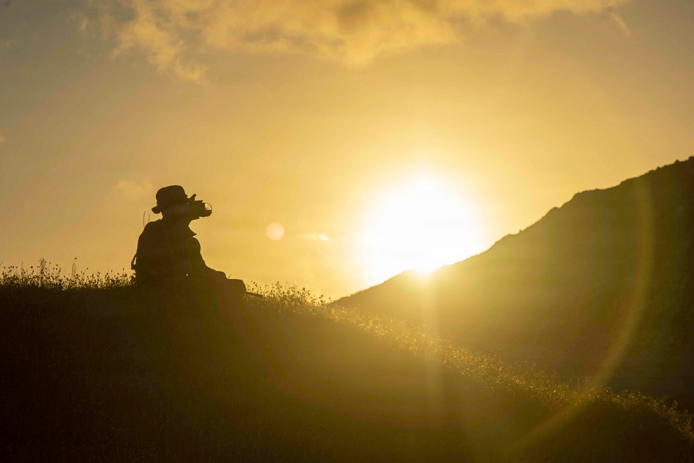III MEF Marines set up communications during Valiant Shield 26