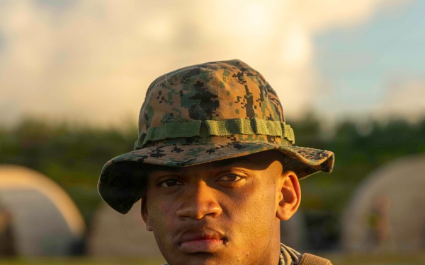 III MEF Marines set up communications during Valiant Shield 26