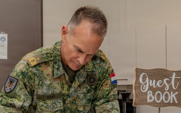 Royal Netherlands Marine Corps Generals visit V Corps Poland to plan the future of joint training exercises