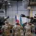The 405th Army Field Support Battalion conduct a change of command ceremony