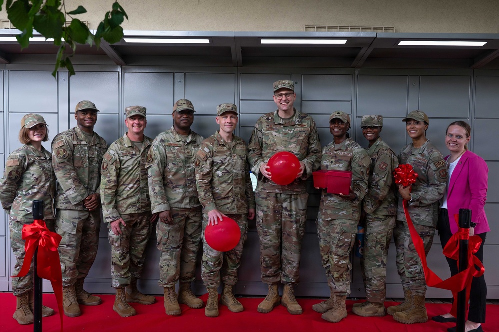 Team Ramstein unveils 24/7 smart lockers at North Side Post Office