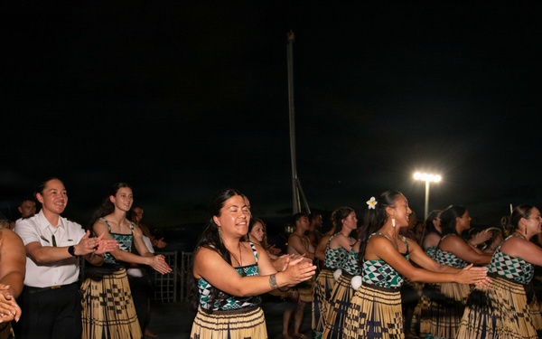 Royal New Zealand Navy hosts RIMPAC reception aboard HMNZS Aotearoa