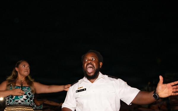 Royal New Zealand Navy hosts RIMPAC reception aboard HMNZS Aotearoa