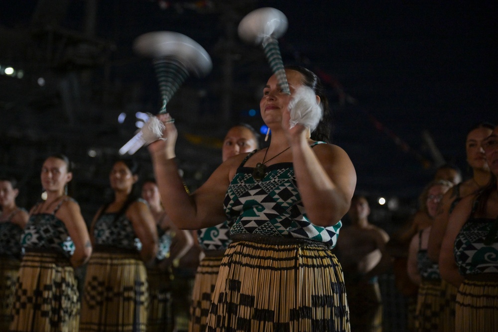 Royal New Zealand Navy hosts RIMPAC reception aboard HMNZS Aotearoa