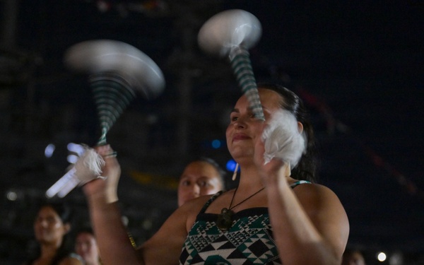 Royal New Zealand Navy hosts RIMPAC reception aboard HMNZS Aotearoa