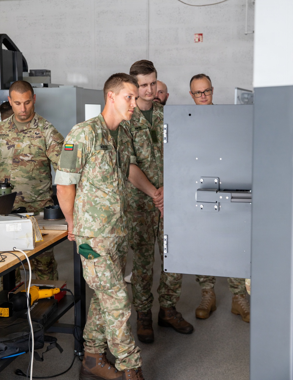 Lithuanian Delegation tours 21st Theater Sustainment Command Innovation Center