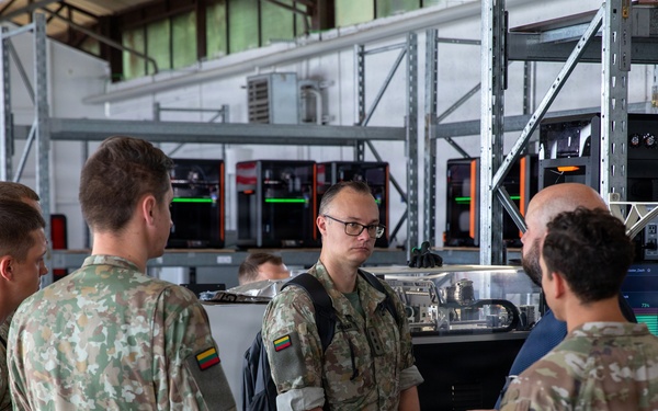 Lithuanian Delegation tours 21st Theater Sustainment Command Innovation Center