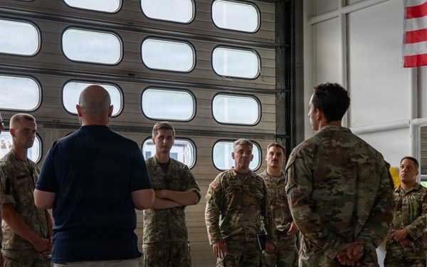 Lithuanian Delegation tours 21st Theater Sustainment Command Innovation Center