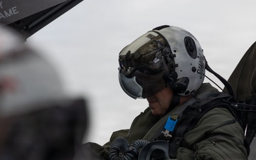 VMFA-242 flies out of Andersen Air Force Base during Valiant Shield